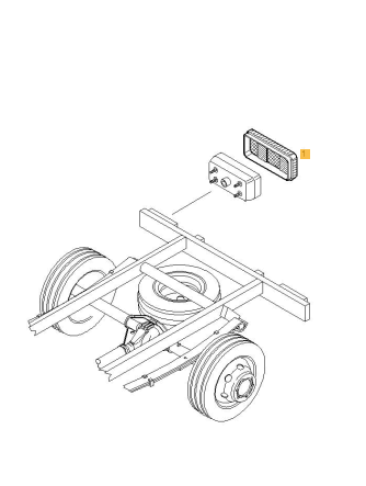 TRASPARENTE DEL FANALE POSTERIORE DESTRO IVECO DAILY 35 C 12 COD. 42471137