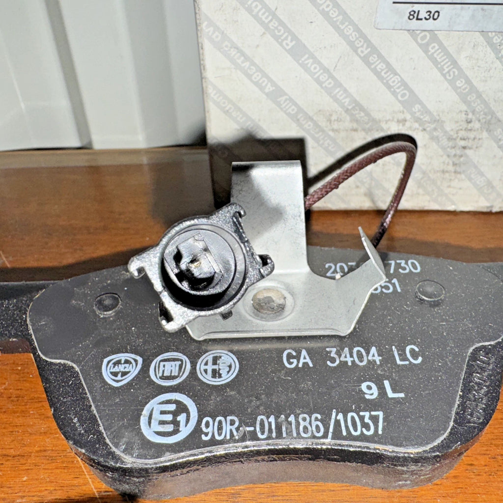 KIT PASTIGLIE FRENO ANTERIORI ORIGINALI FIAT - ALFA ROMEO - LANCIA COD. 71752995