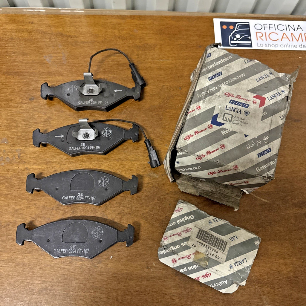 KIT PASTIGLIA FRENOANTERIORE ORIGINALE FIAT BARCHETTA (183_) COD. 9949048