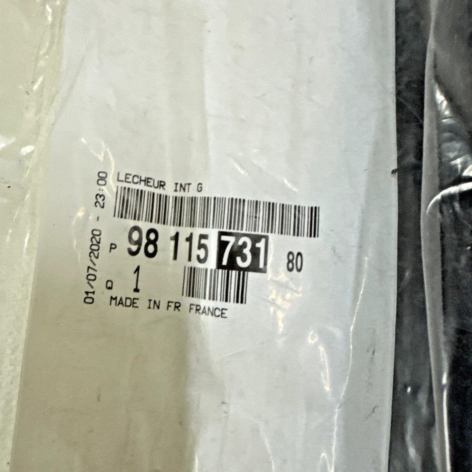 RASCHIAVETRO INT. PORTA ANT. SX PEUGEOT 3008 5008 CITROEN C5 AIRCROSS 9811573180