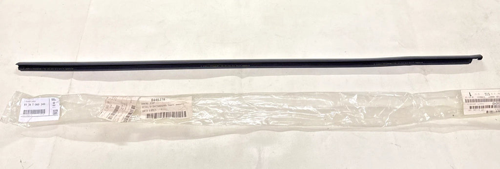 RASCHIAVETRO ESTERNO PORTA POSTERIORE SINISTRO BMW SERIE E  E90 COD. 51347060249