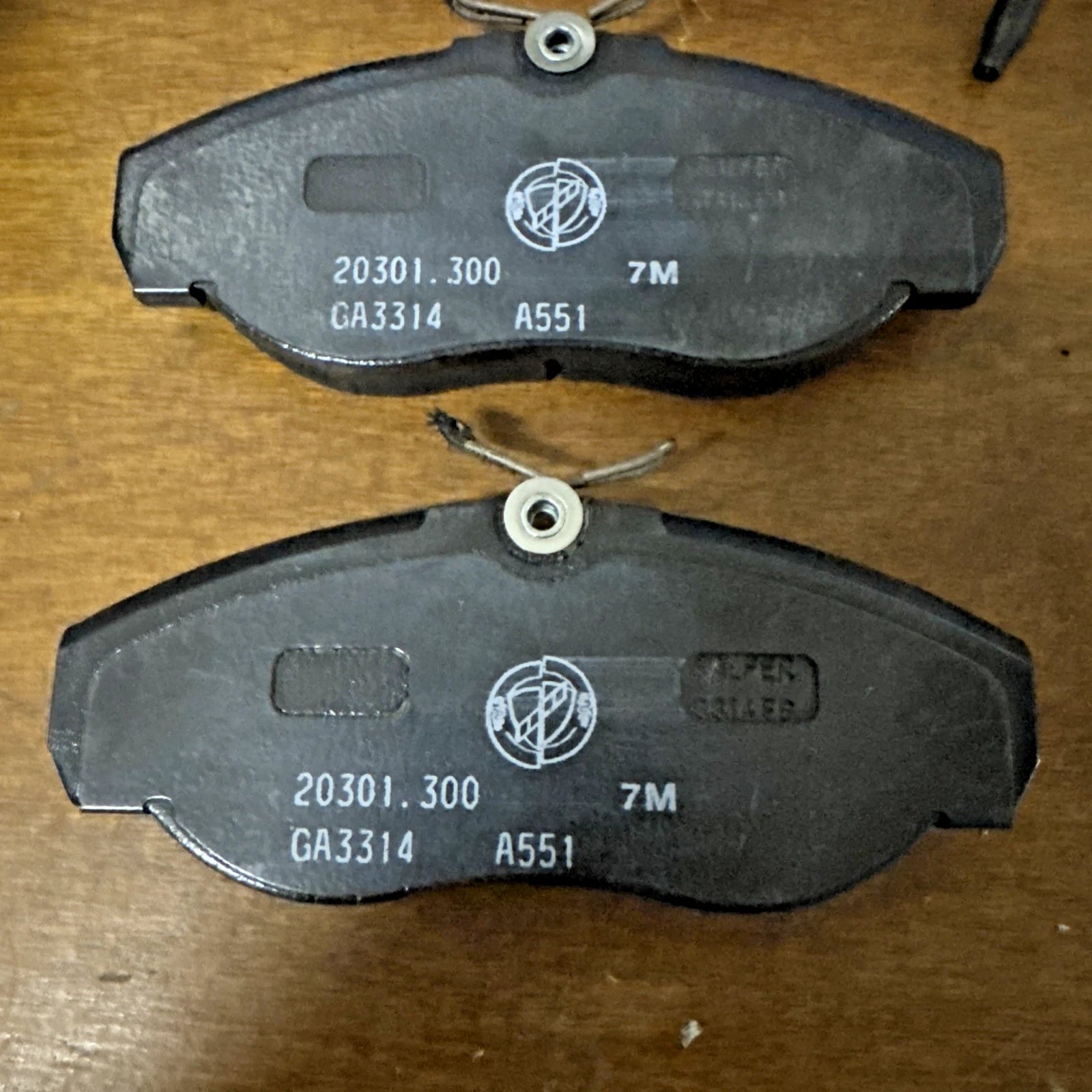 KIT PASTIGLIA FRENO ANTERIORI ORIGINALI FIAT DUCATO - PSA COD. 77362212