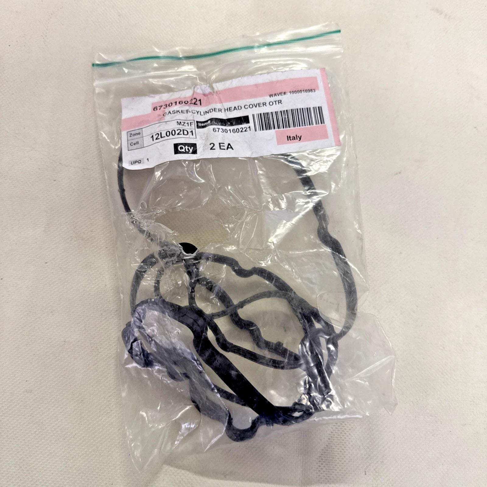 GUARNIZIONE COPERCHIO PUNTERIE ORIGINALE SSANGYONG TIVOLI COD. 6730160221