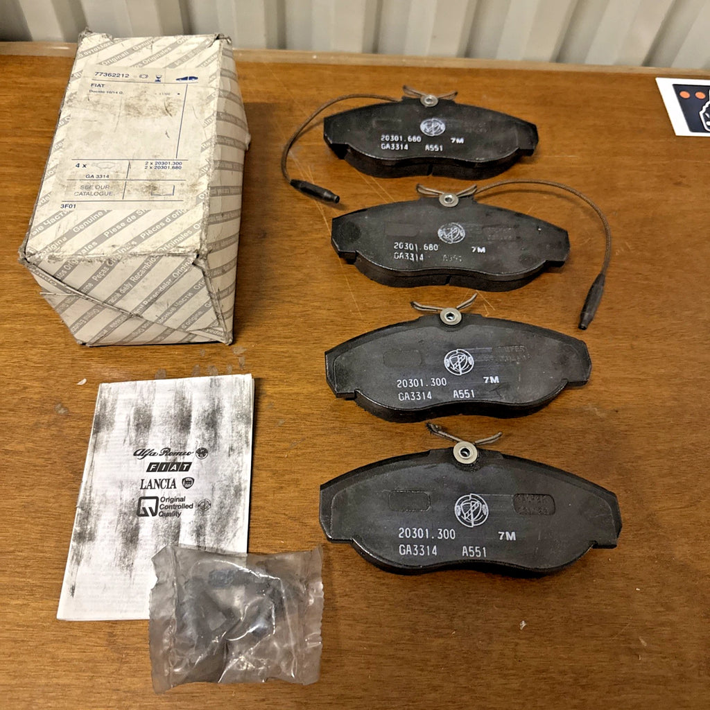 KIT PASTIGLIA FRENO ANTERIORI ORIGINALI FIAT DUCATO - PSA COD. 77362212