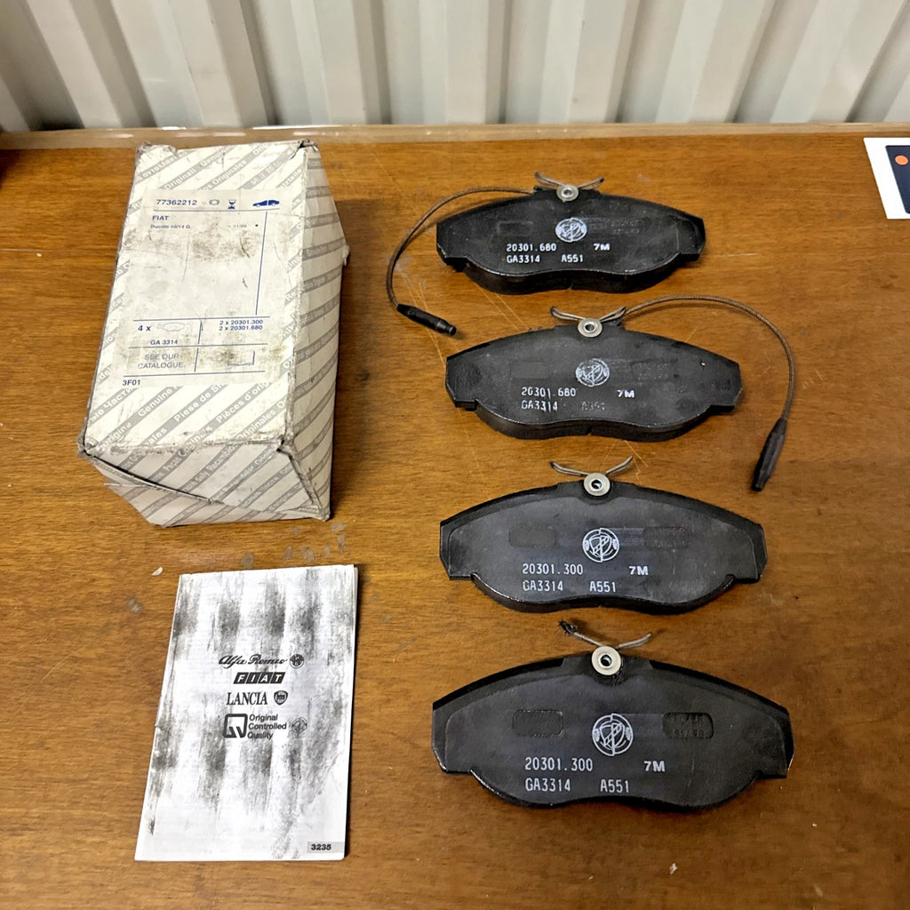 KIT PASTIGLIA FRENO ANTERIORI ORIGINALI FIAT DUCATO - PSA COD. 77362212